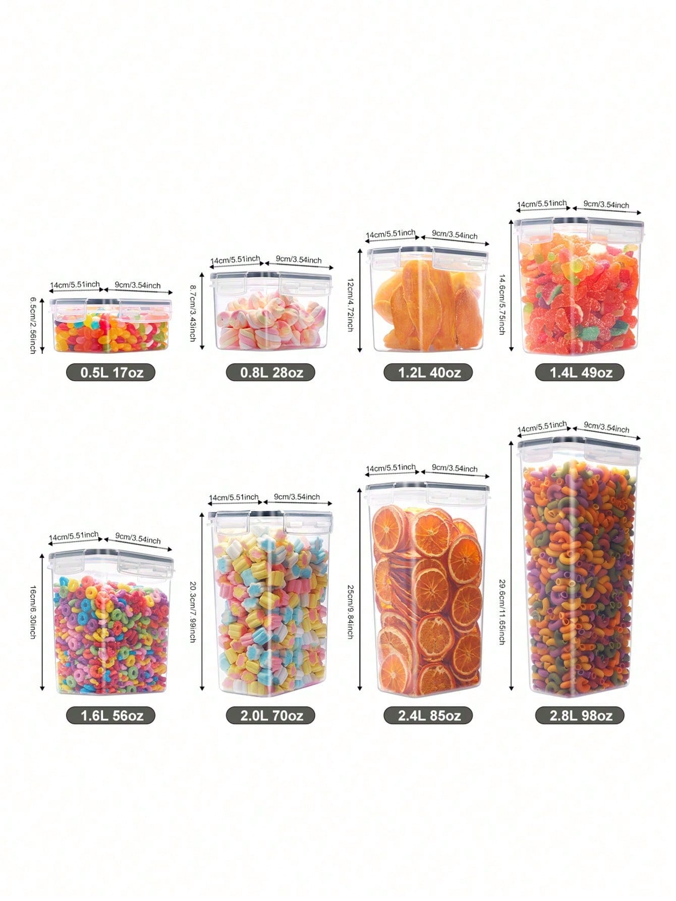 48 قطعة من حاويات تخزين الطعام - مراجعة Food Storage Plastic Containers With Lids وسعره
