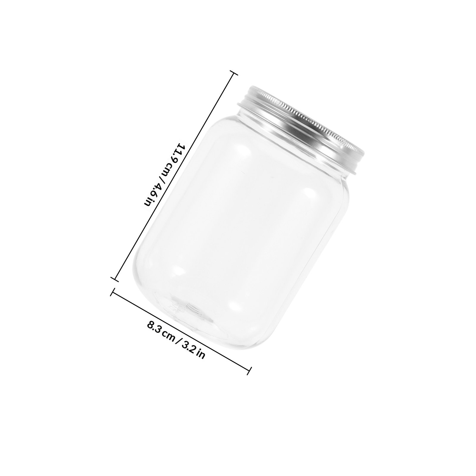 4 قطع من الأوعية البلاستيكية ا - مراجعة Food Storage Jars Airtight وسعره
