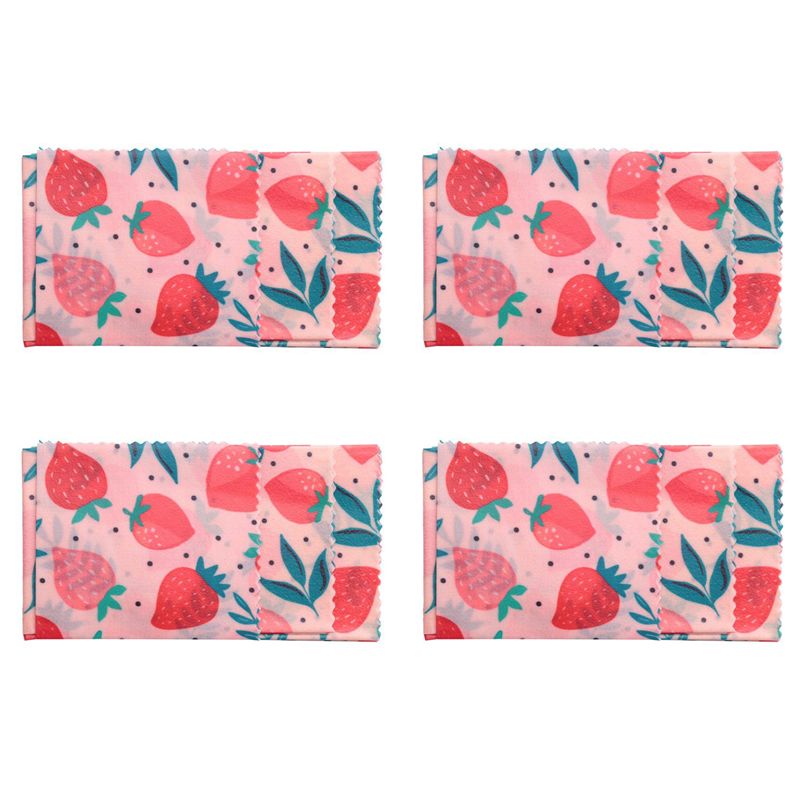 B62B-4Set غطاء قماشي من شمع ال - مراجعة Beeswax Food Wrap وسعره