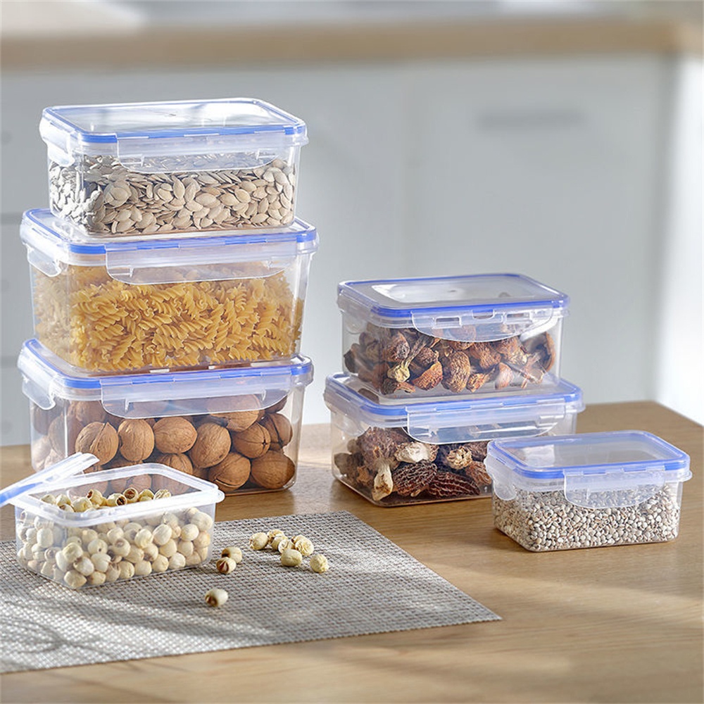 حاويات تخزين طعام شفافة 1/4 حج - مراجعة Food Storage Stackable Containers وسعره