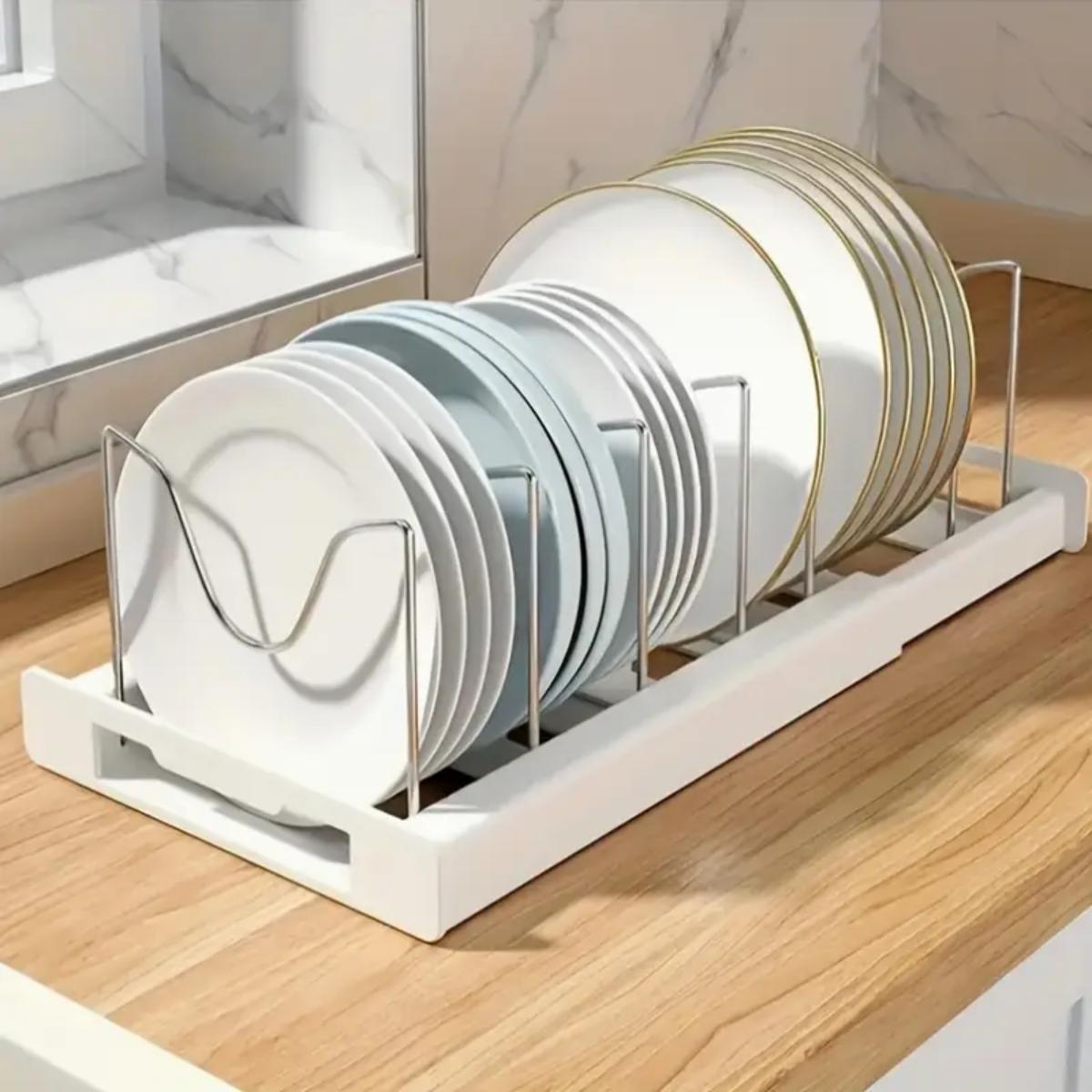 منظم قابل للتمدد لأواني المطبخ - مراجعة Food Storage In Cabinets وسعره