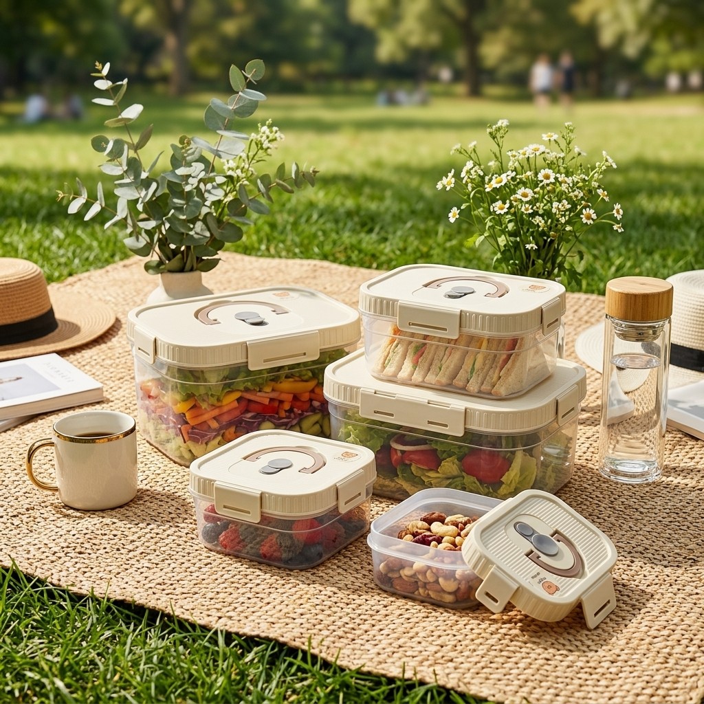 حاوية تخزين طعام قابلة للتكديس - مراجعة Food Storage Stackable Containers وسعره