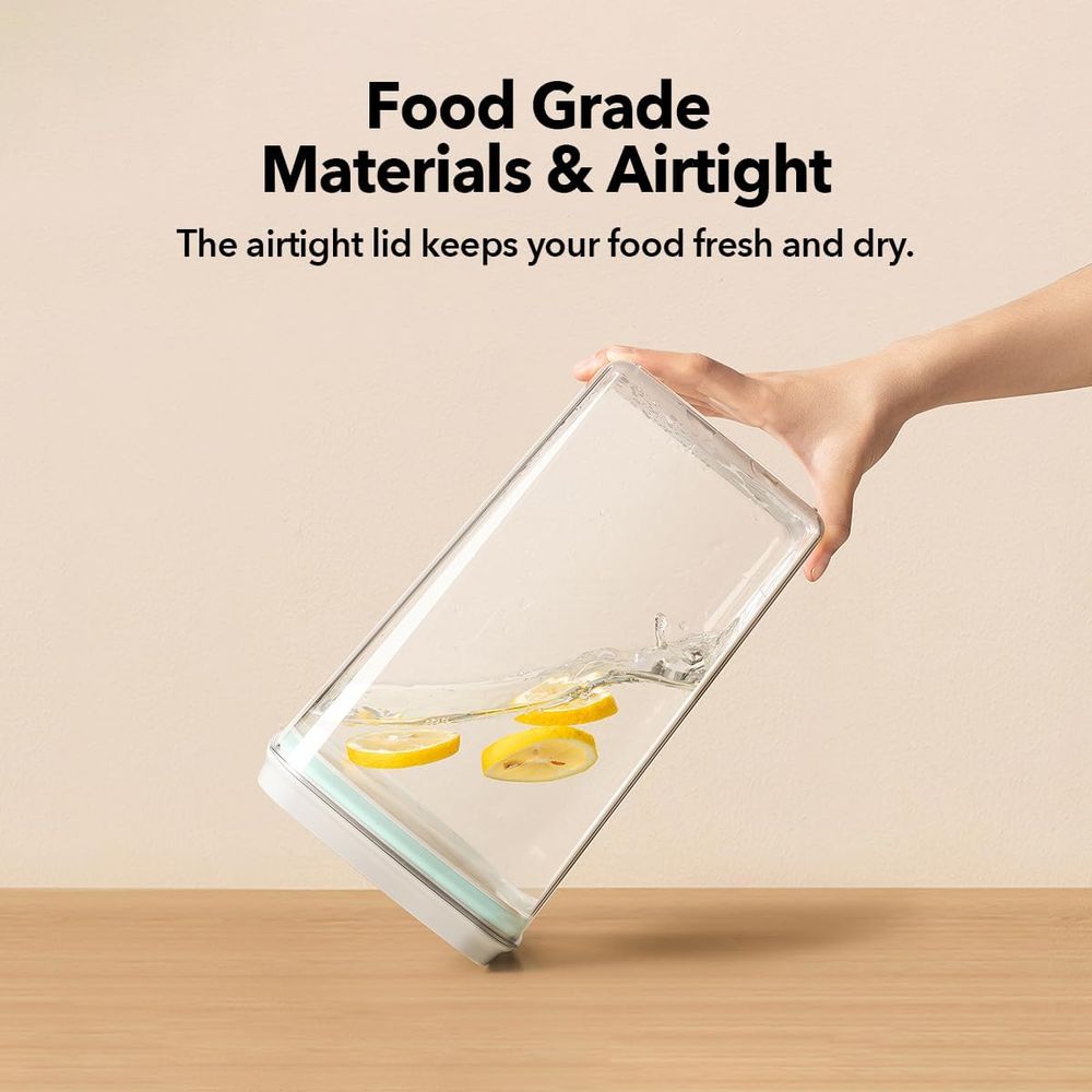 وعاء تخزين طعام الحيوانات الأل - مراجعة Food Storage Stackable Containers وسعره