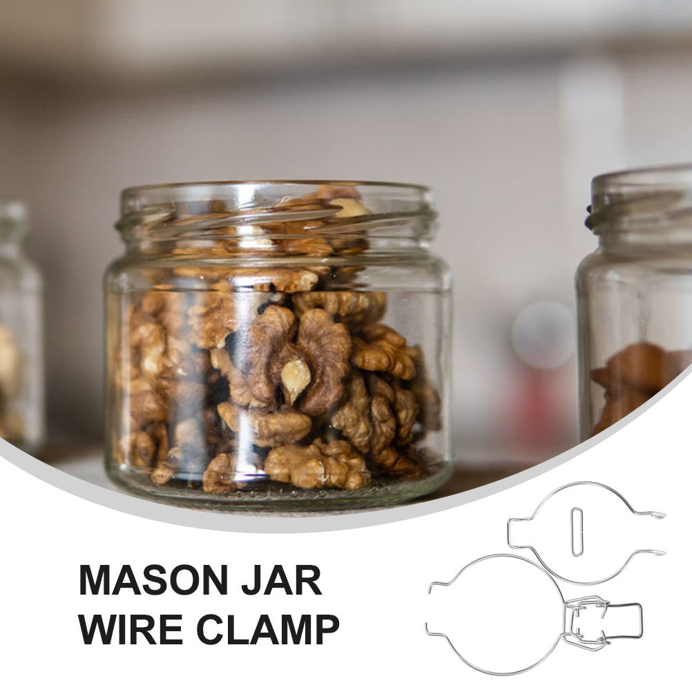 12 قطعة مشابك سلكية للبرطمانات - مراجعة Food Storage Canister وسعره