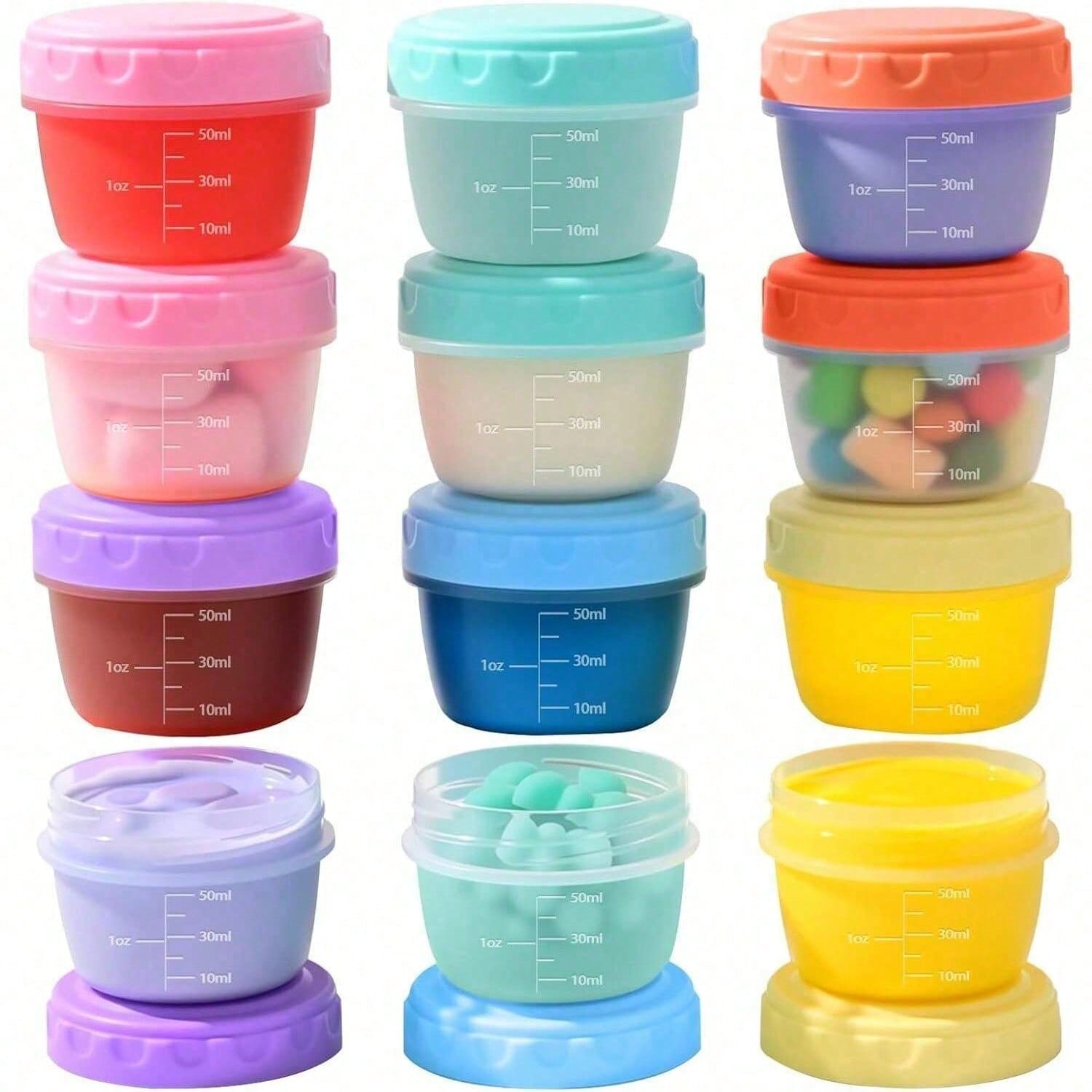 1-6 عبوات من حاوية تزيين السلط - مراجعة Salad Dressing Bottle وسعره