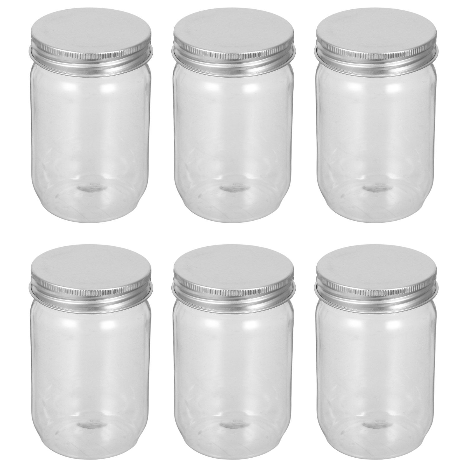 6 قطع من أوعية ميسون البلاستيك - مراجعة Food Storage Plastic Containers With Lids وسعره